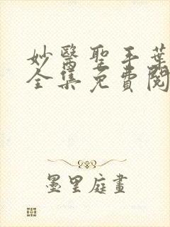 妙医圣手叶皓轩全集免费阅读