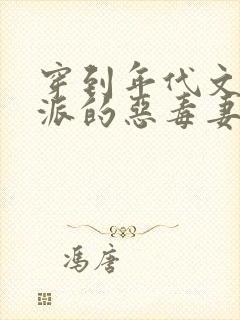 穿到年代文当反派的恶毒妻子