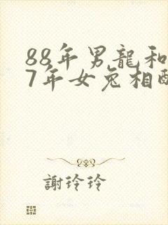 88年男龙和87年女兔相配吗