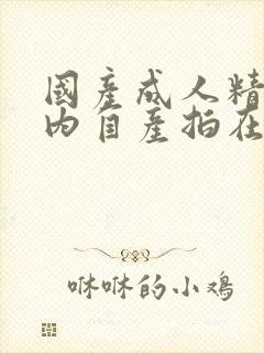 国产成人精品国内自产拍在线观看封面