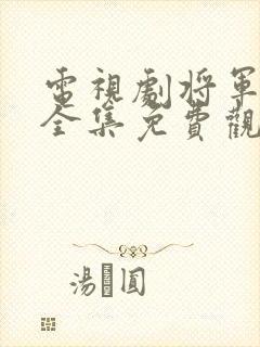 电视剧将军在上全集免费观看