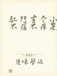 肛门有个小肉球不痛不痒是怎么了