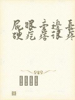 屁眼旁边长了个硬疙瘩很疼封面