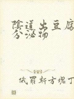 阴道出豆腐渣样分泌物