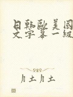 日韩欧美国产中文字幕一级片在线播放封面