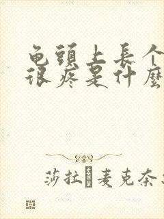 龟头上长个红点很疼是什么