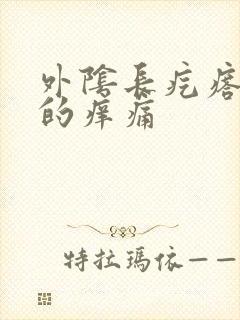 外阴长疙瘩硬硬的痒痛