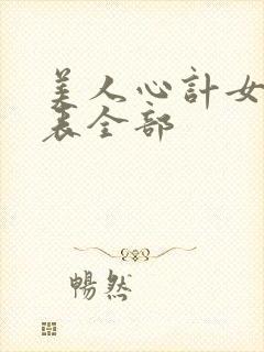 美人心计女演员表全部