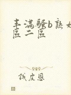 丰满骚b熟妇一区二区