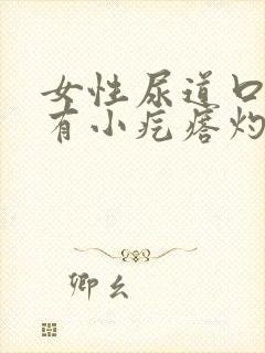 女性尿道口旁边有小疙瘩灼热感疼