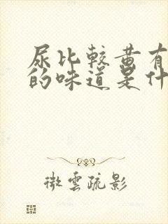 尿比较黄有很重的味道是什么原因