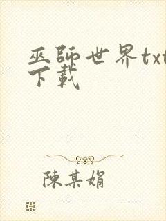 巫师世界txt下载