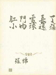 肛门处长了一个小肉球还痛怎么治