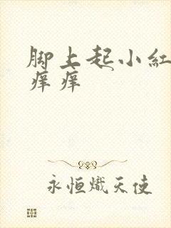 脚上起小红疙瘩痒痒