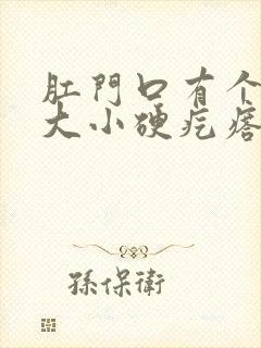 肛门口有个豆子大小硬疙瘩不痛不痒封面