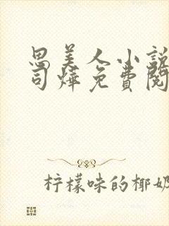 思美人小说盛妩司烨免费阅读