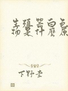 生殖器白色分泌物是什么原因