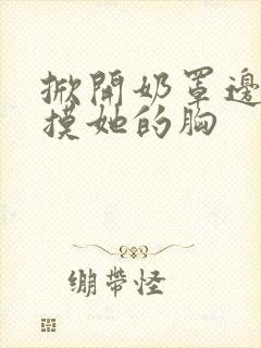 掀开奶罩边吃边摸她的胸