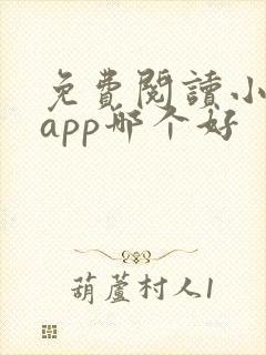 免费阅读小说的app哪个好