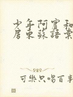 少年阿宾和美艳房东苏语棠