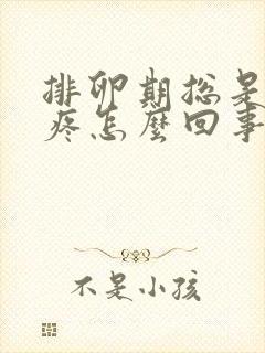 排卵期总是肚子疼怎么回事封面