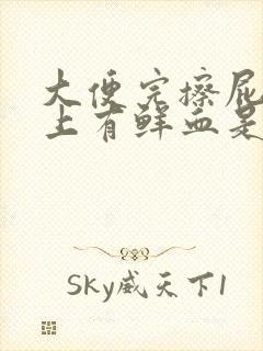 大便完擦屁股纸上有鲜血是咋回事