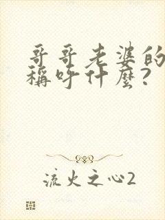 哥哥老婆的弟弟称呼什么?封面