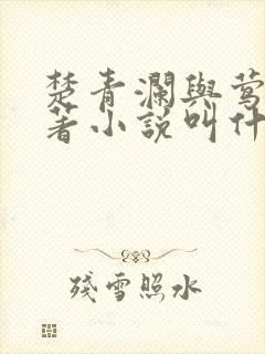 楚青澜与莺桃原著小说叫什么