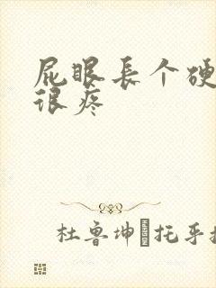 屁眼长个硬疙瘩很疼封面