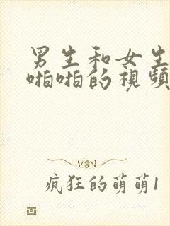 男生和女生做啪啪啪的视频