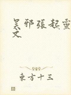 吴邪张起灵cp文封面