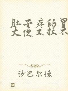 肚子疼的冒汗想大便又拉不出还想吐