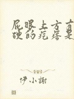 屁眼上方有个硬硬的疙瘩是什么封面