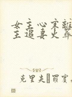 女主心寒离开男主追妻火葬场