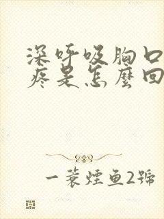 深呼吸胸口后背疼是怎么回事儿