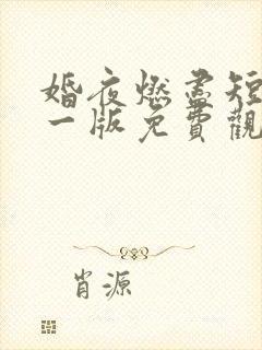 婚夜燃尽短剧董一版免费观看