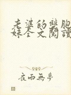 老婆的双胞胎妹妹全文阅读