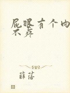 屁眼有个肉球但不疼