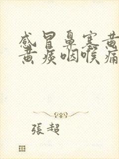 感冒鼻塞黄鼻涕黄痰咽喉痛