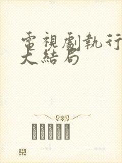 电视剧执行法官大结局