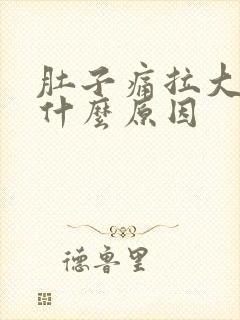 肚子痛拉大便是什么原因封面