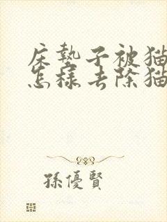 床垫子被猫尿了怎样去除猫尿味