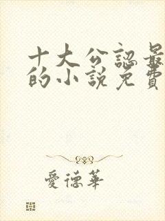 十大公认最好看的小说免费