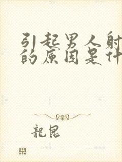 引起男人射精快的原因是什么