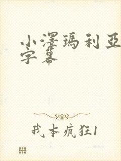 小泽玛利亚中文字幕