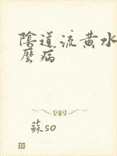 阴道流黄水是什么病