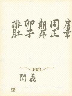 排卵期同房后小肚子疼正常吗