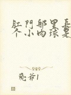 肛门那里长了一个小肉球是怎么回事