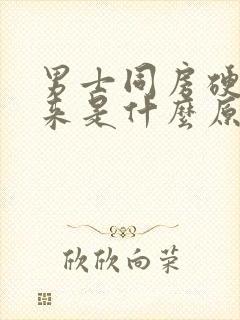 男士同房硬不起来是什么原因