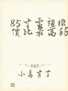 85寸电视机性价比最高的推荐品牌